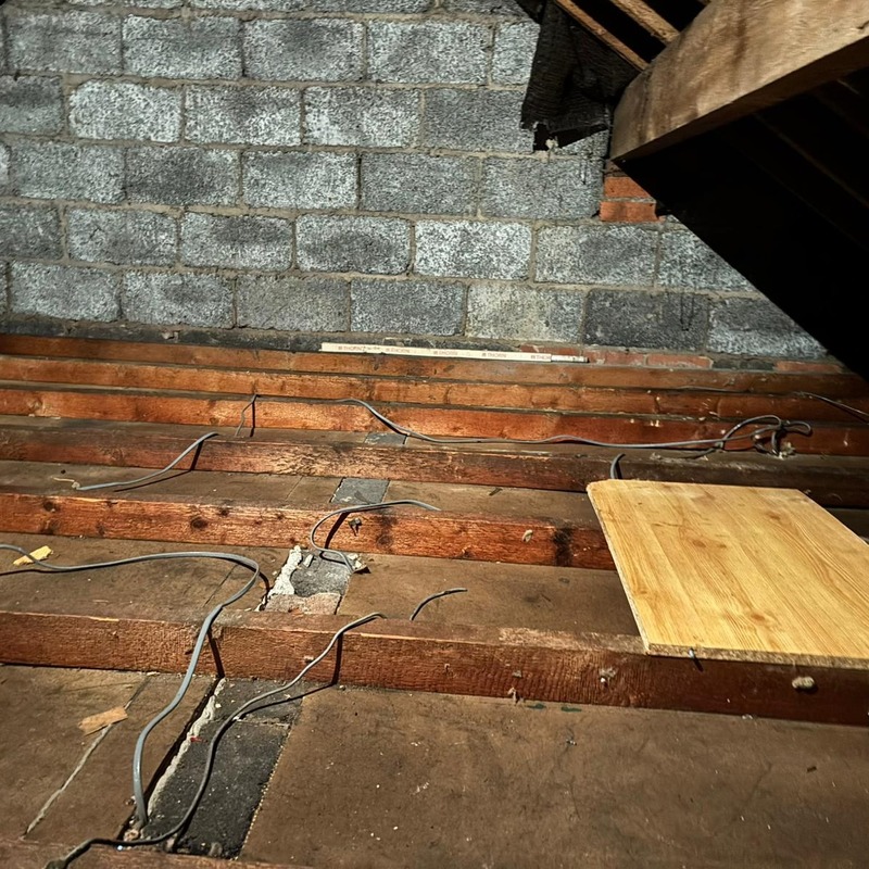 A clean and tidy loft space